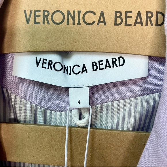 Veronica Beard Soft Lilac Miller Dickey Jacket Size 4 light Purple - Picture 2 of 12